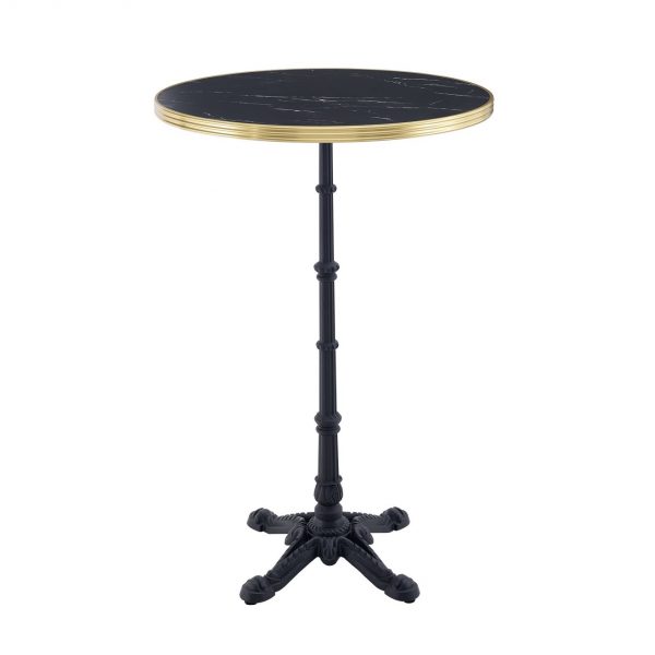 vintage bar table with solid iron leg