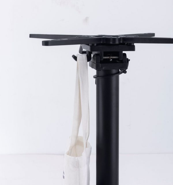 table base with bag hook